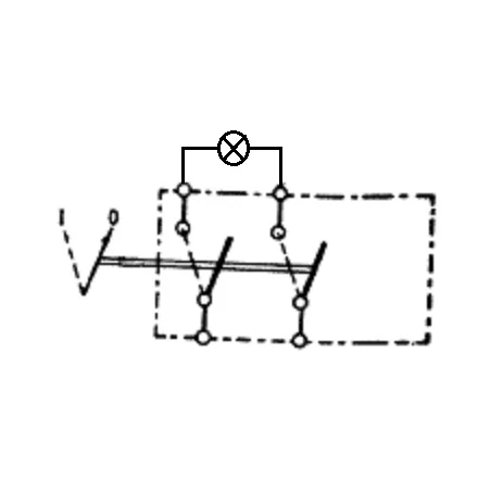 Tryckbrytare/röd12V/15A On/Off