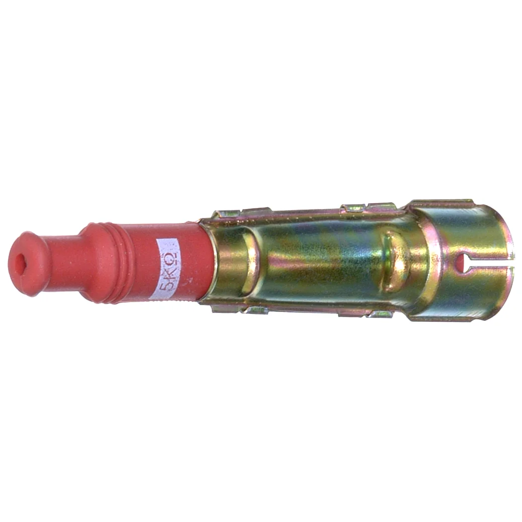 Tändhatt metall rak, 5000 ohm