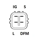 Toyota Yaris Gen. 12V-90A