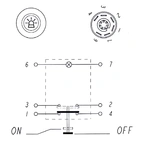 Tryckströmbrytare Roteran.ljus