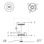 Tryckströmbrytare Sidmark.ljus