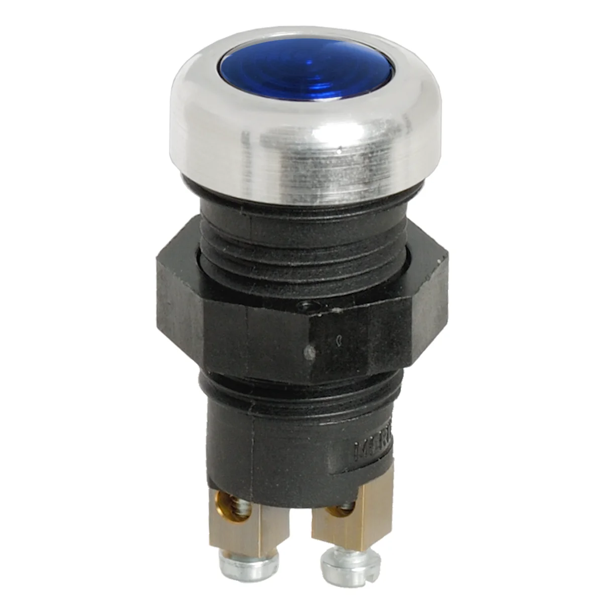 Kontrollampa Blå, Metall