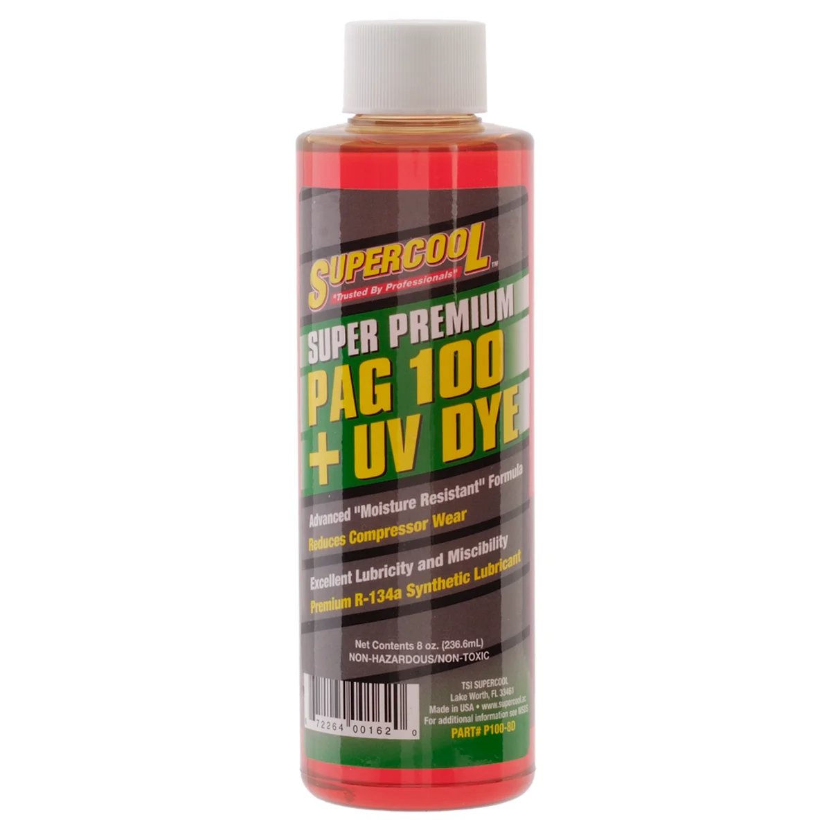 PAG 100,A/C Olja0.25L +UV färg